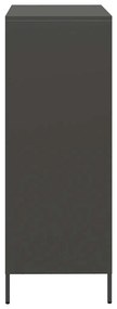 Móvel alto 68x39x103,5 cm aço preto