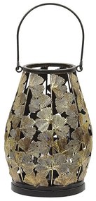 Lanterna decorativa em metal dourado SOMERSET Beliani