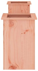 Banco com vasos 184,5x39,5x56,5cm madeira de douglas maciça