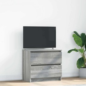 Móvel de TV 60x35x54 cm derivados de madeira cinzento sonoma