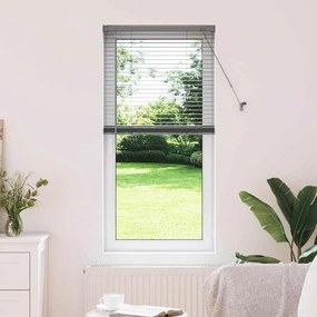 Persiana de Janela Cinzento-escuro 60 x 130 cm Alumínio