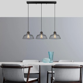 Candeeiro Chandelier Hakcu – Preto Antique – 100 x 30 x 116 cm