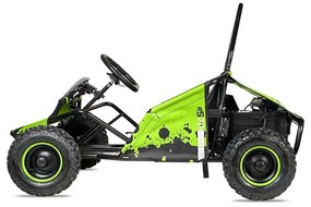 Buggy eléctrico para crianças 500W 48V Velocidade 40Km/h até 70 kg Verde