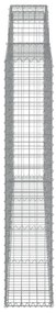 Cestos gabião arqueados 7pcs 300x30x160/180cm ferro galvanizado