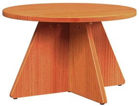 Mesa de centro 3 pcs Marrom Cera 49 x 49 x 30 cm