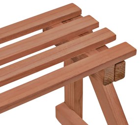 Suporte para plantas de 3 níveis madeira de cedro 48x45x40 cm