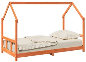 Estrutura de cama para crianças 90x190 cm pinho maciço