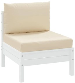 Almofadões para paletes 2 pcs tecido oxford bege
