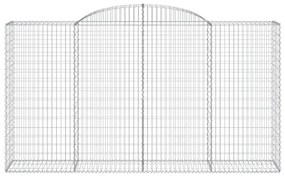 Cestos gabião arqueados 5pcs 300x50x160/180cm ferro galvanizado