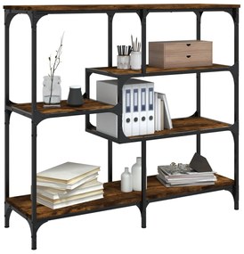 Mesa consola 103x32x95 cm derivados de madeira carvalho fumado