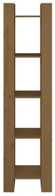 Estante/divisória 41x35x160 cm pinho maciço castanho mel