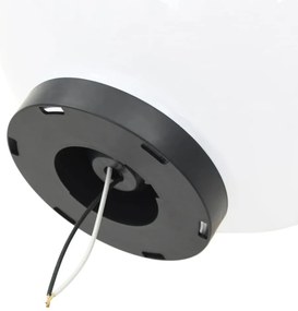 6 pcs conjunto de candeeiros esféricos LED 20/30/40 cm PMMA