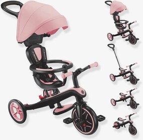 Triciclo evolutivo Explorer V3 4 em 2 GLOBBER rosa