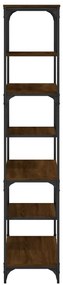 Estante 81x36x176 cm derivados de madeira carvalho castanho