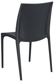 Cadeiras de jardim 2 pcs polipropileno 50x46x80 cm antracite