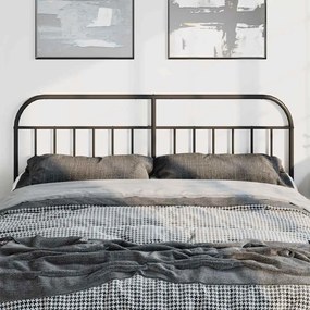 Cabeceira de cama 193 cm metal preto