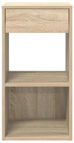 Mesas de cabeceira com gaveta 2pcs 35x34x66,5cm carvalho sonoma