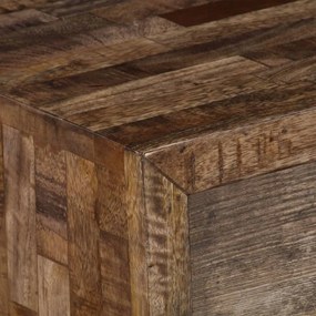 Móvel de TV 118x30x40 cm madeira de mangueira maciça