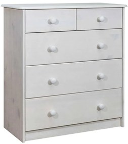 vidaXL Móvel de gavetas 75x35x80,5 cm madeira de pinho maciça