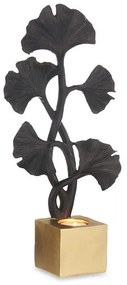 Figura Decorativa Preto Bloemen Poliresina (7,7 X 36,3 X 16,5 cm)