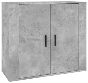 Aparadores 3 pcs derivados de madeira cinzento cimento