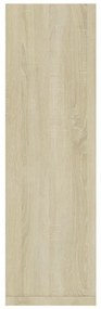 Estantes de parede 2 pcs derivados de madeira carvalho sonoma