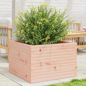 vidaXL Vaso/floreira de jardim 70x70x46 cm madeira de douglas maciça