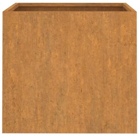 Vasos/floreiras 2 pcs 49x47x46 cm aço corten