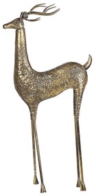 Figura decorativa dourada 126 cm PELLO Beliani