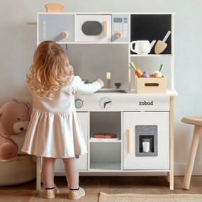 Cozinha de Brincar Infantil de Madeira 92 x 72 x 27 cm Plantio