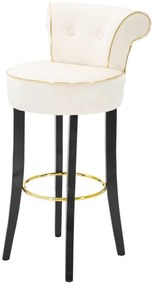 BANCO DE BAR LUXY 46X48X96 CM CREME