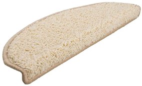 Tapetes de escada 30 pcs 65x21x4 cm creme