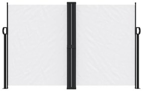 Toldo lateral retrátil 160x600 cm branco