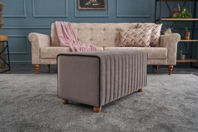 Pouffe Mabel – Mink – 80x40x40 cm