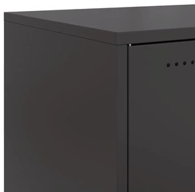 Aparador 68x39x72 cm aço preto