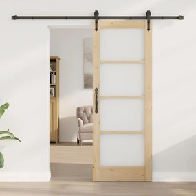 Porta Deslizante vidaXL com Conjunto de Acessórios 'ORKDAL'73.5x198.5