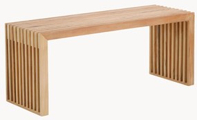 Banco artesanal em madeira de teca Rib