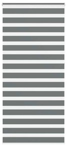 vidaXL Cortina de zebra 95x230 cm largura do tecido 90,9 cm poliéster