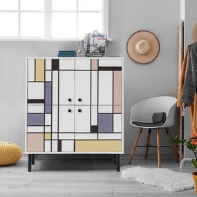 Armário Multiuso Multilux – Branco – 95x111x36 cm