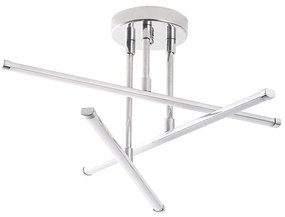 Candeeiro de Teto Ledflower – Chrome – 51 cm x 26 cm