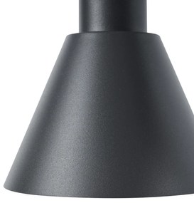 Candeeiro suspenso moderno preto com 6 luzes - Biles Moderno