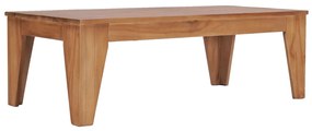 vidaXL Mesa de centro 120x60x40 cm madeira de teca maciça