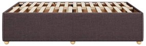 Estrutura de cama sem colchão 120x190cm castanho escuro