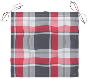 Cadeiras de jardim c/ almofadões 4 pcs madeira de acácia maciça