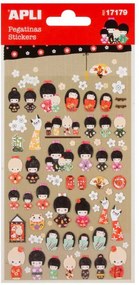 Adesivos - Boneca Kokeshi 100x203mm Apli