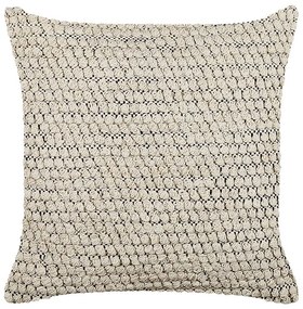 Almofada decorativa em algodão creme 45 x 45 cm HOWEA Beliani