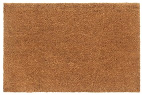 vidaXL Tapete de porta 65x100 cm fibra de coco tufada natural