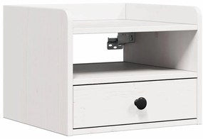 Mesa-de-cabeceira com gaveta Montado na parede Branco 38 x 36 x 29,5 c