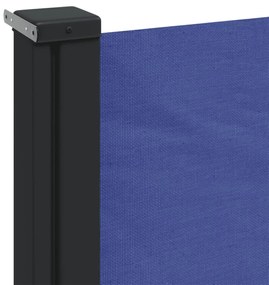 Toldo lateral retrátil 160x600 cm azul