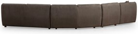 Sofá de Canto Mentis – Castanho – 440 cm x 108 cm x 79 cm